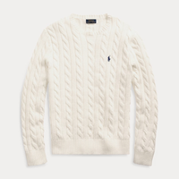 Pull en Coton à Motif Torsadé - Crème / XS